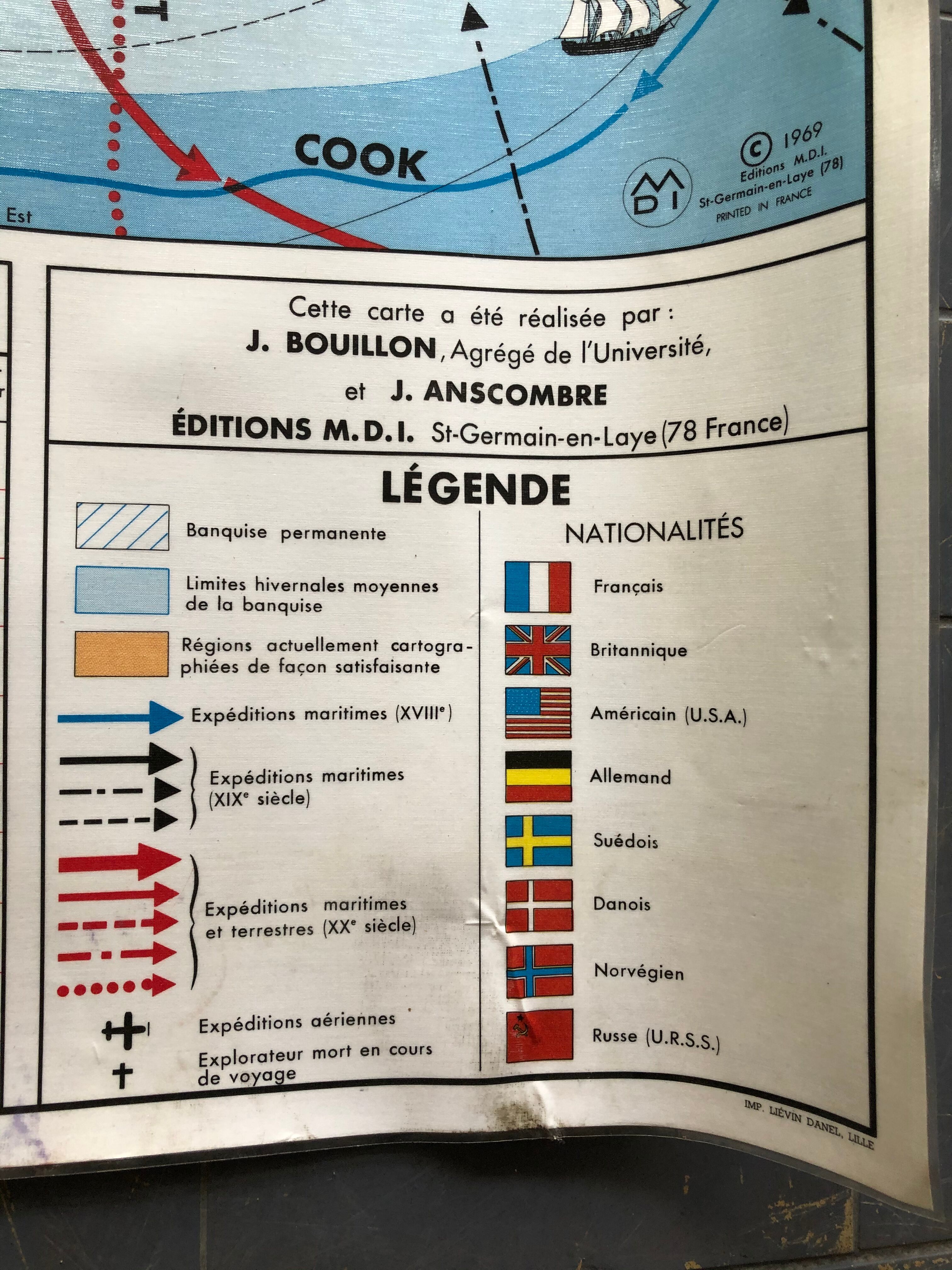 Ancient pedagogical poster