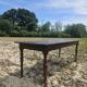 Walnut farmhouse table
