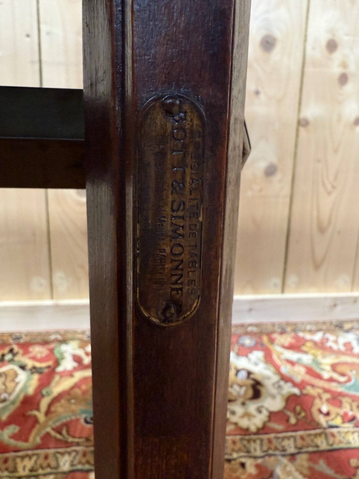 Art Deco period oak bistro table