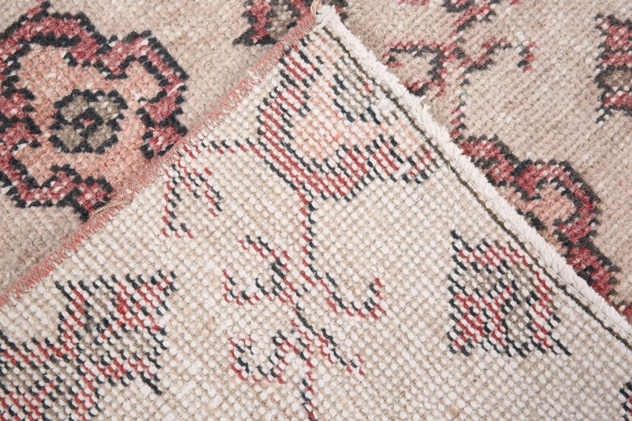 4x7 Red & Beige Floral Turkish Rug, 134x231Cm
