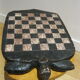 Jeu d'échecs en pierre