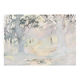 Tableau aquarelles signée Christen "Chemin en sous bois" XIX° siècle