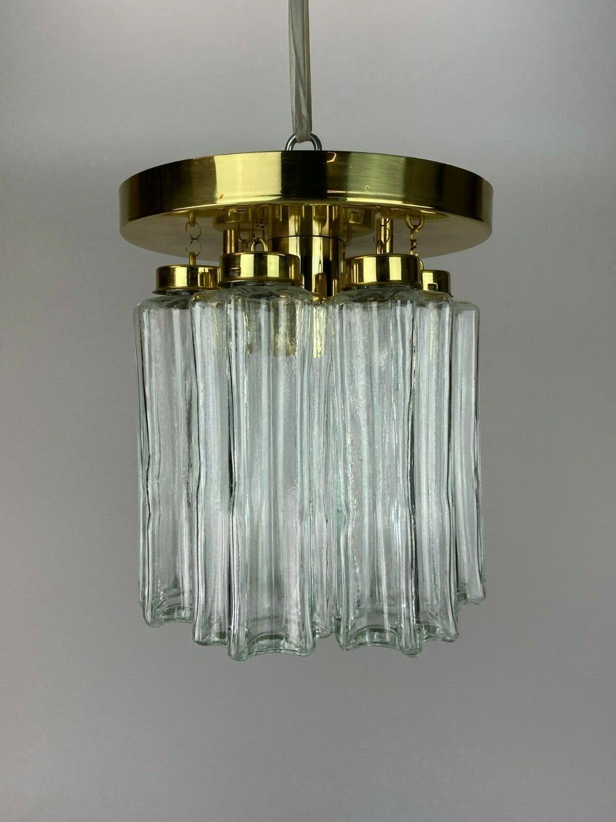 60s 70s lamp light ceiling lamp Limburg glass chandelier design 60s 70s
