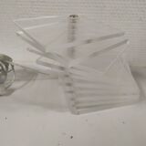 Rare vintage retro ikea plexiglas table lamp tybble table decoration