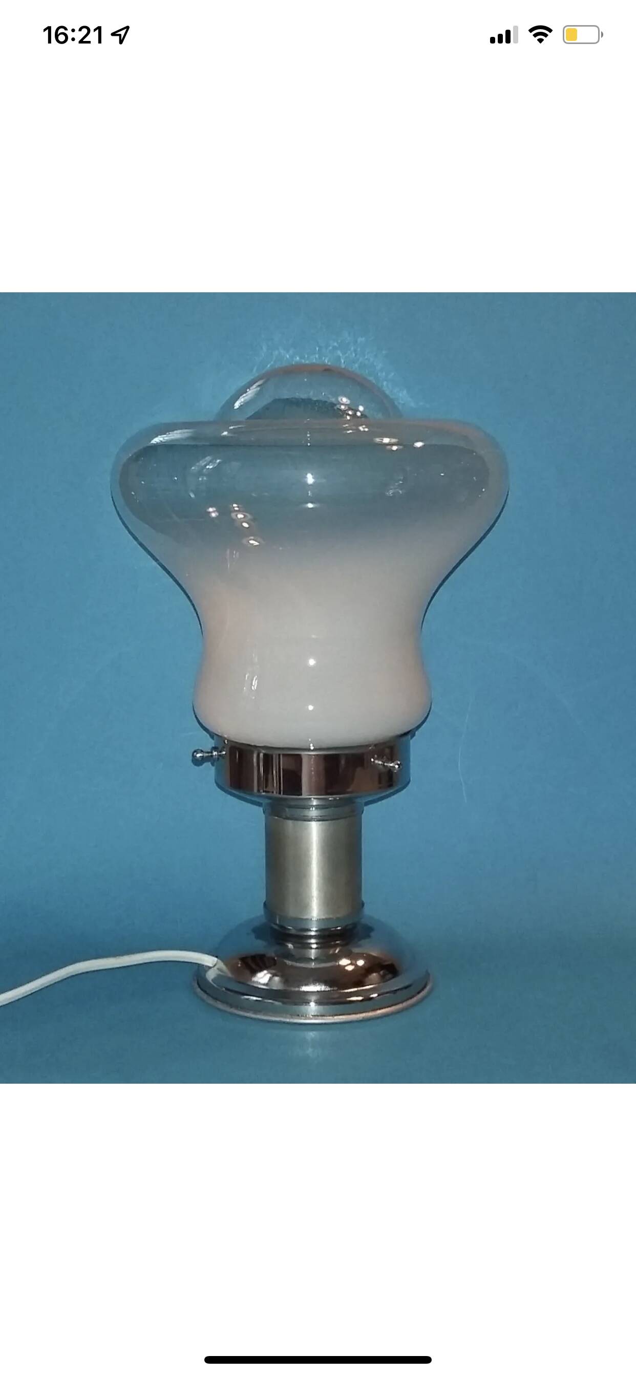 Italian vintage lamp in Murano glass 1970
