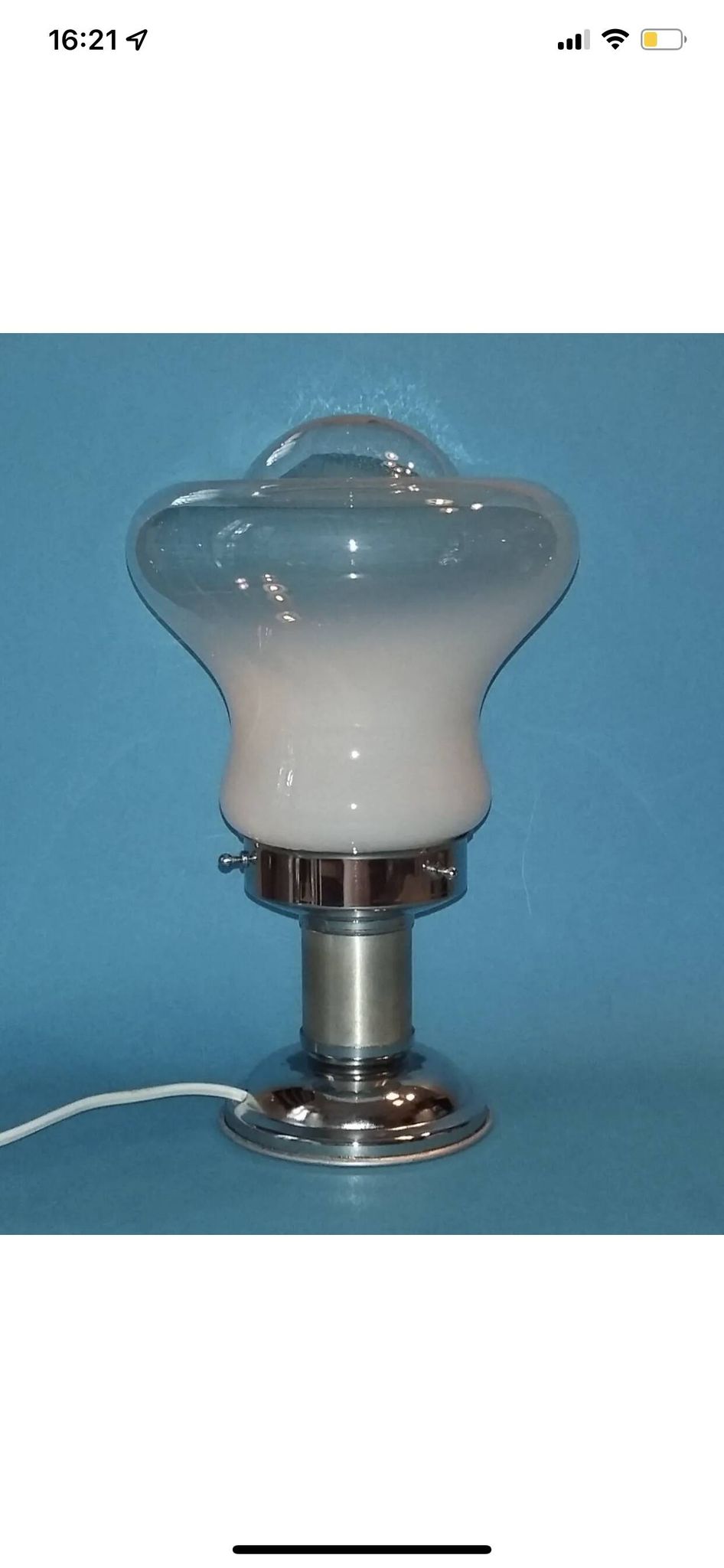 Italian vintage lamp in Murano glass 1970