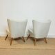 Pair of vintage cocktail armchairs