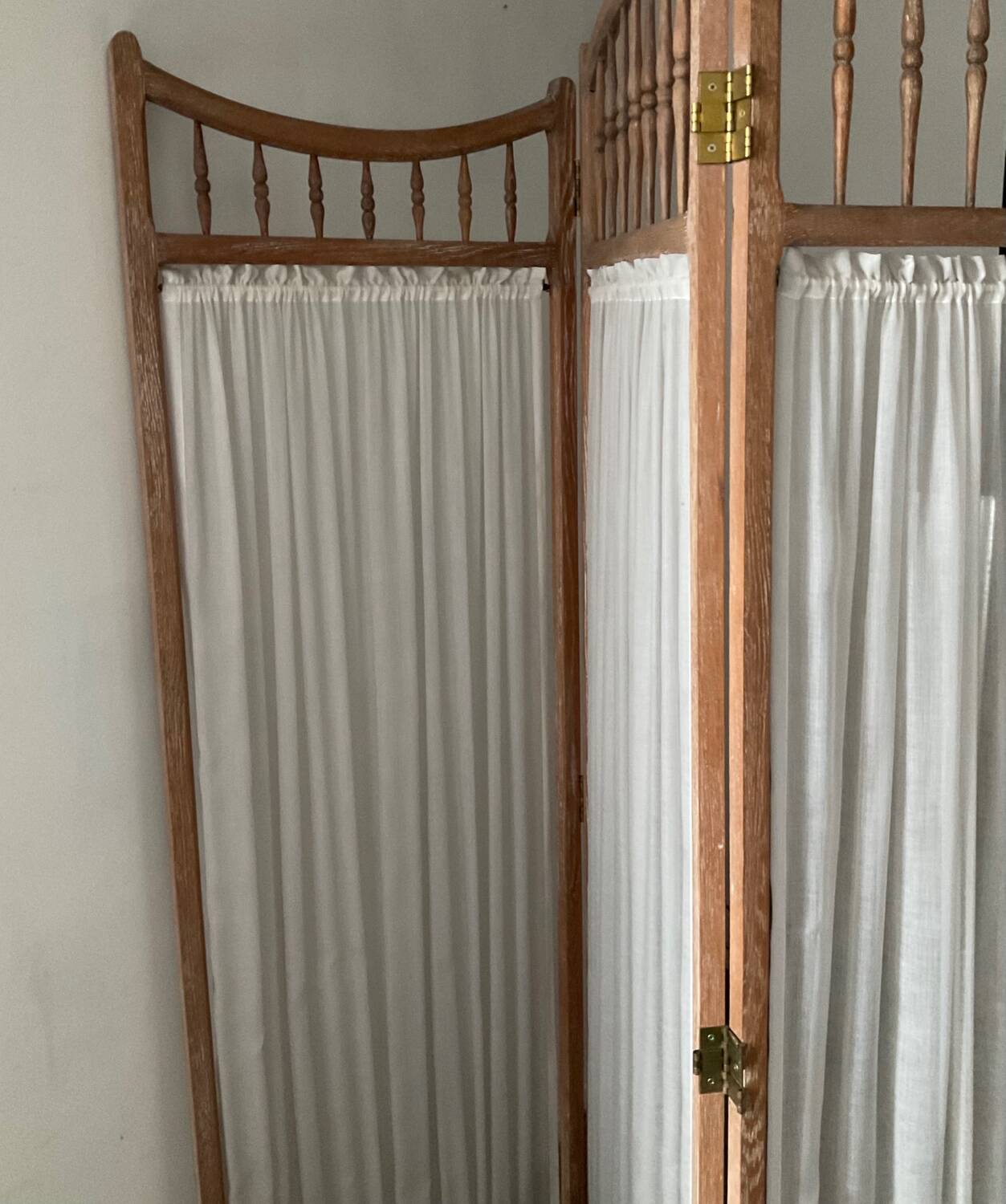 Vintage weathered wooden screen