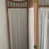 Vintage weathered wooden screen