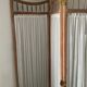 Vintage weathered wooden screen