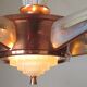 Chandelier Art Deco Petitot glassware ezan