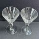 2 Verres à vin estampillés Baccarat - Service Austerlitz