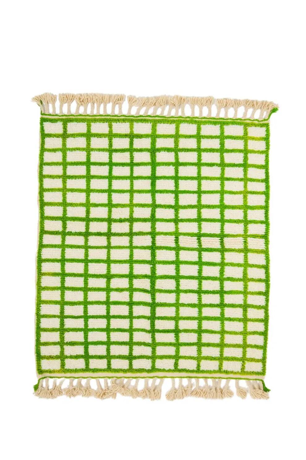 Traditional hand-woven Beni Ouraine rug, size 150 x 250 cm