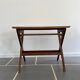 Table d’appoint moderniste bois exotique