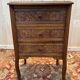 Carved wooden chiffonier chest of drawers