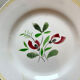 Flat plate in earthenware "Pablo", Digoin – Sarreguemines