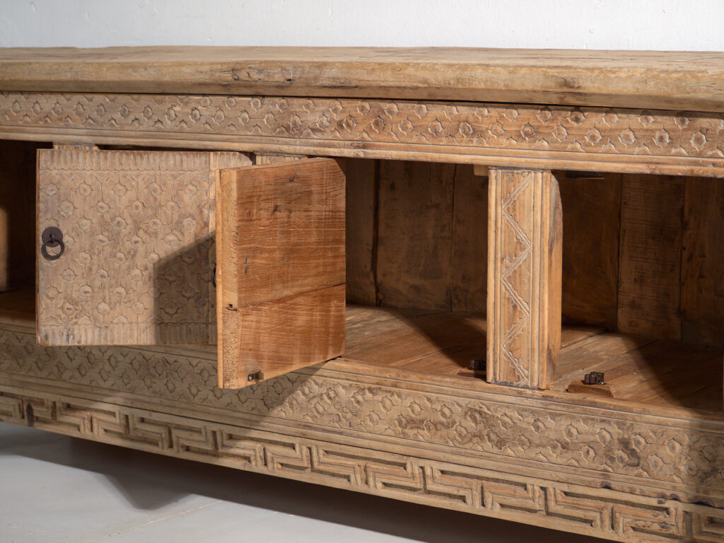 Antique carved pine buffet – China, circa 1900