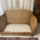 Vintage sofa in cannage and wood 1960