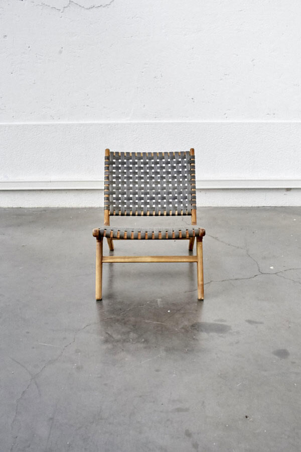 Armchair vintage and braiding