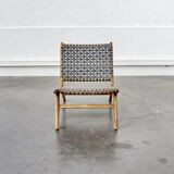 Armchair vintage and braiding