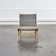 Fauteuil vintage et tressage