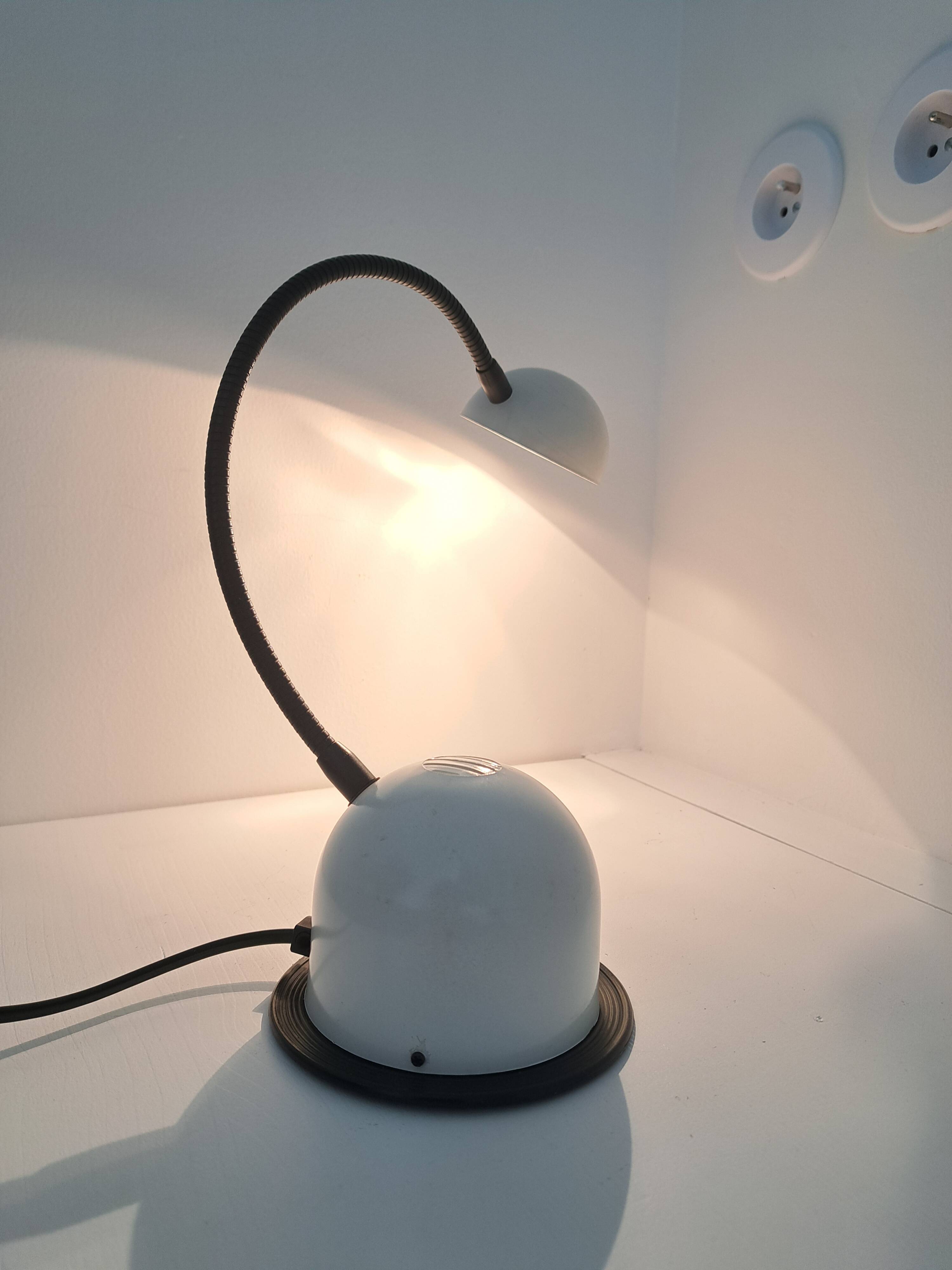Lampe de bureau ou chevet flexible vintage 1980s