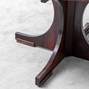 1960s vintage moderne antique table à rallonge en teck