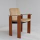 Vintage dining table set with armchairs