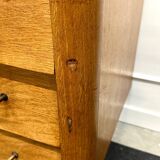 Vintage chest of drawers with compass feet