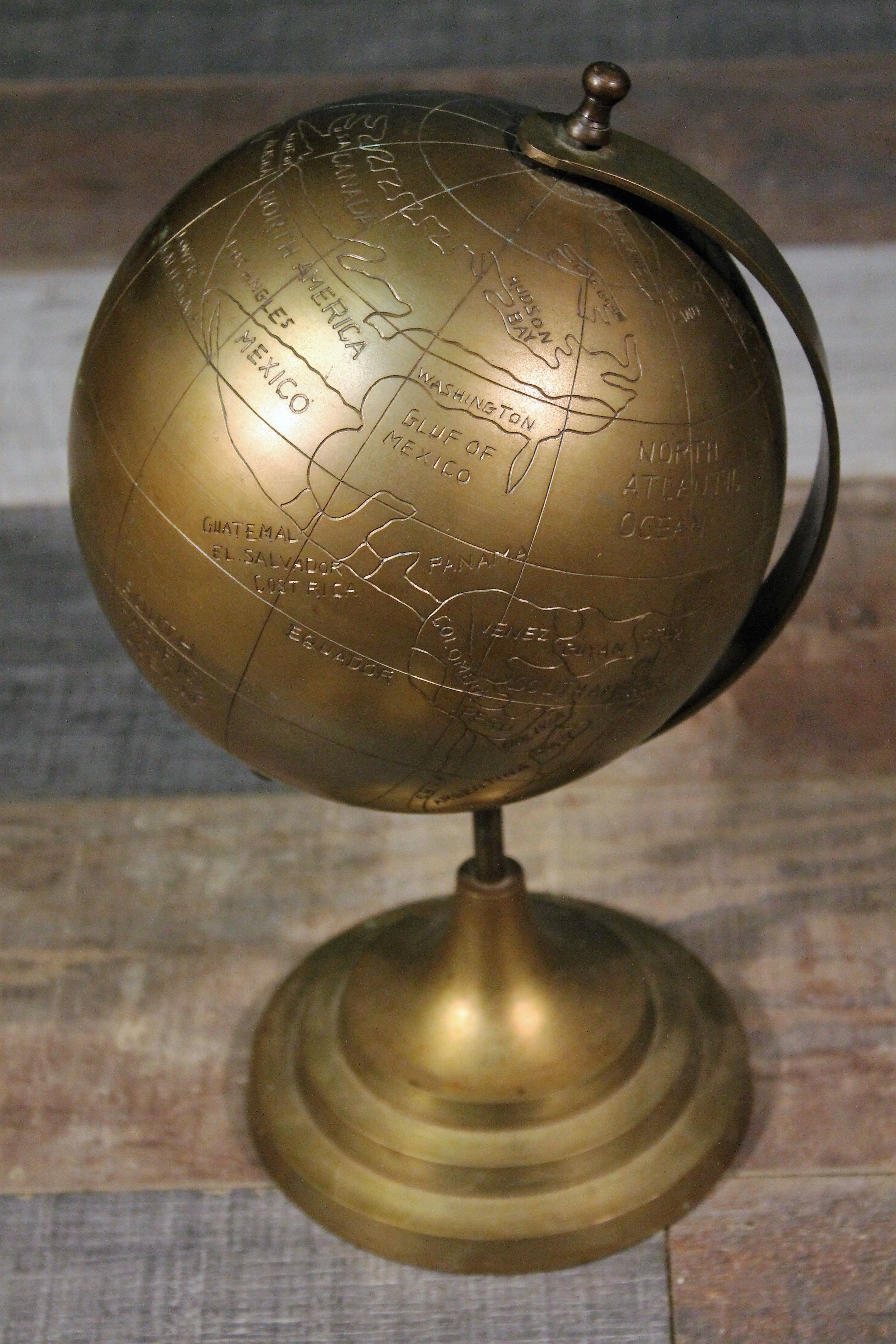 Copper globe 1960s