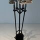 Fire Necessary Golf Model in Black Lacquered Metal and Chrome Golf Clubs