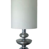 Furniture lamp off-white - vintage brushed aluminum 1970's