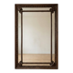 Large antique mirror in carved wood