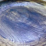 Vintage round wooden platter