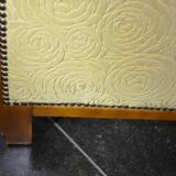 Paire de fauteuils et poufs art-déco