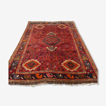 Handmade Gashqaï Persian carpet 242x173cm