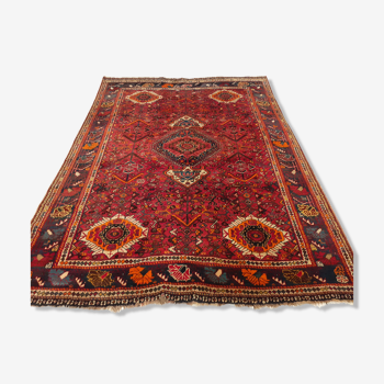 Tapis persan gashqaï fait main 242x173cm