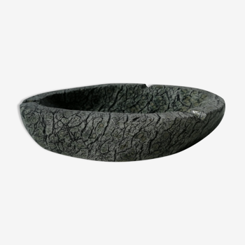 Gray marble ashtray