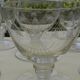 6 Art Deco engraved wine glasses, Meisenthal glassware