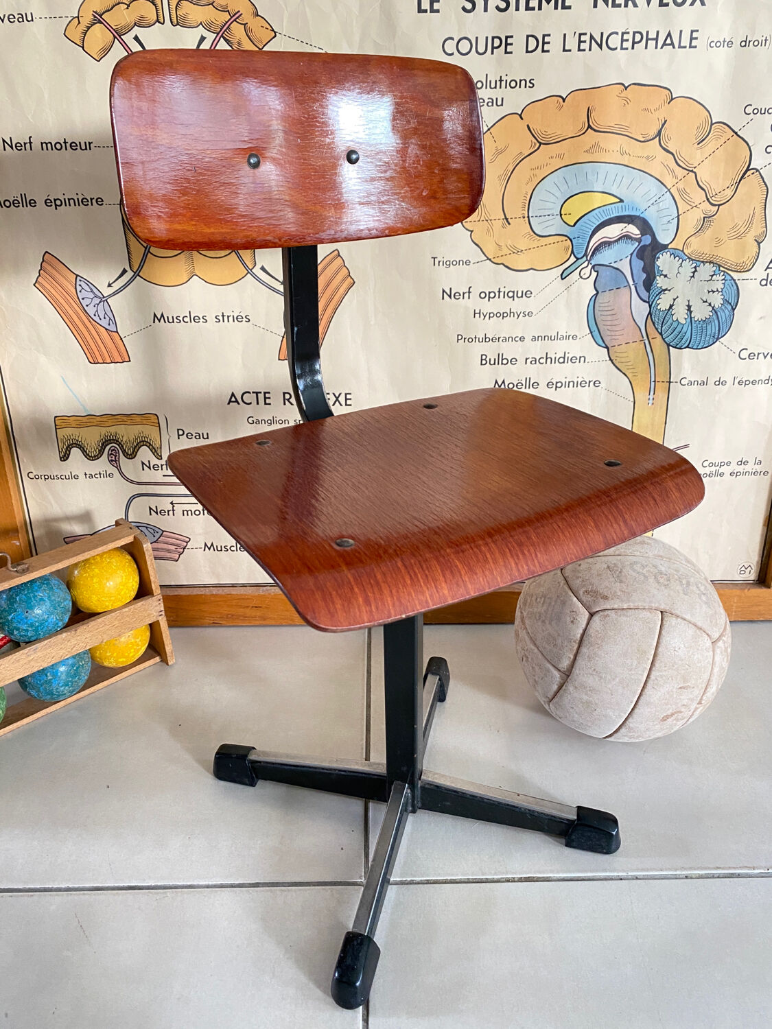 Vintage Marko children's school chair