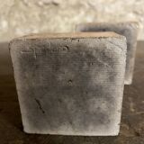 Pair of vintage candlesticks by spadaro – glazed ceramic