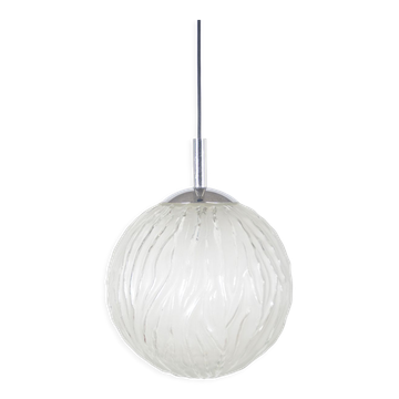 Mid-century globe hanging lamp, 1970s