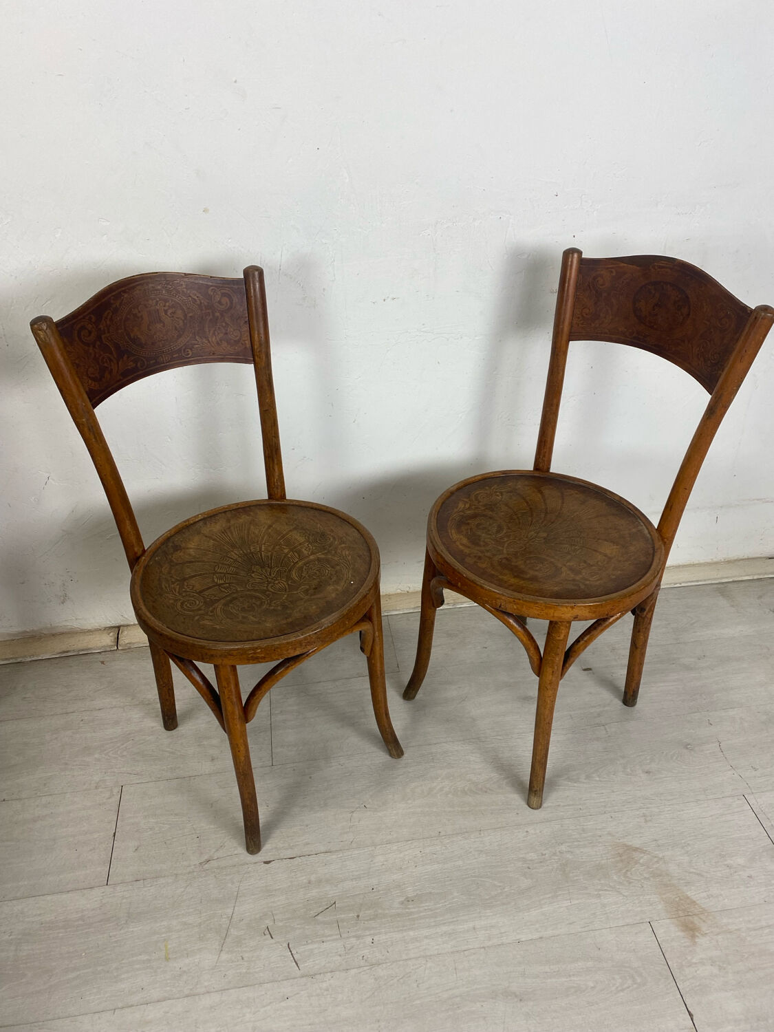 Bistro chair pair