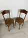 Bistro chair pair
