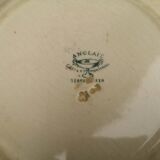 Plate old Terre de Fer Creil and Montereau Collection English