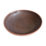 Plat en grès rouille