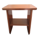 Side table, bedside table, vintage wooden shelf from the 1960s.