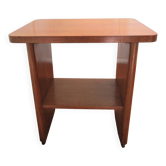 Table d'appoint, chevet, étagère à poser en bois vintage 1960