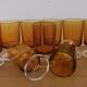 Lot 10 wine glasses Luminarc Cavalier amber