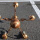Chandelier 5 branches skated
